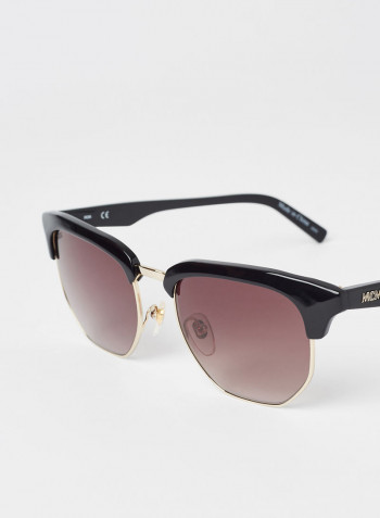 Full Rim Metal Modified Rectangle Sunglasses - Lens Size: 53 mm