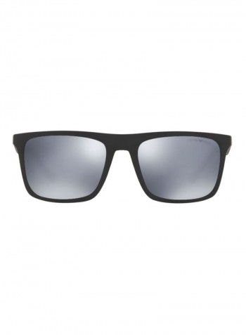 Men's UV-Protection Square Sunglasses - Lens Size: 56 mm