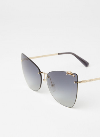 Women's Logo Detailed Sunglasses - Lens Size: 60 mm