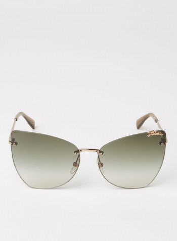 Women's Logo Detailed Sunglasses - Lens Size: 60 mm