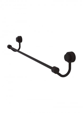Wall Mounted Towel Bar Black 30x31x3inch