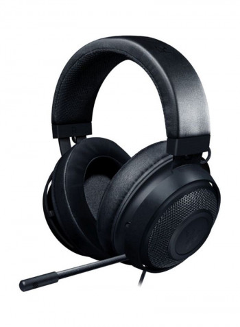 Kraken Wired Over-Ear Gaming Headset With Mic Black