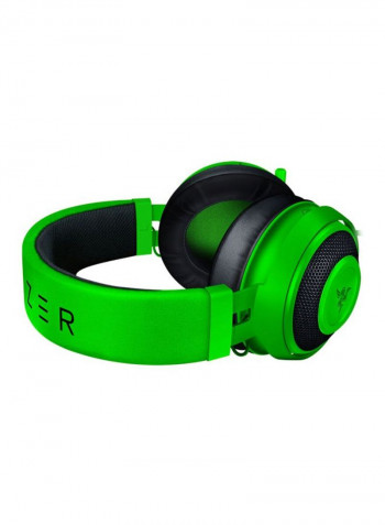 Kraken Wired Over-Ear Gaming Headset With Mic Green/Black