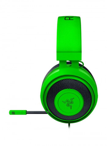 Kraken Wired Over-Ear Gaming Headset With Mic Green/Black