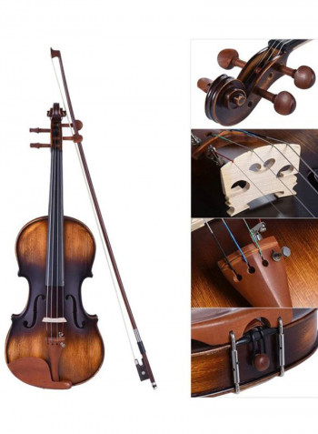 Matte-Antique Spruce Top Jujube Wooden Violin