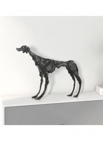 Dog Tabletop Sculpture Black