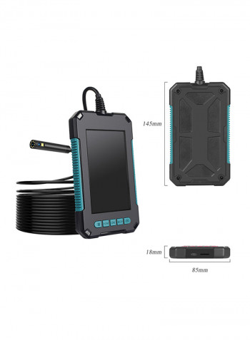 Handheld Endoscope 4.3 Inches IPS Screen 1080P High Definition IP68 Industrial Home Endoscopes with 9 LEDs 8mm Lens 2 Megapixels Magnifier Compatible With Android Ios 21.5 x 12.5 x 6.5cm multicolour
