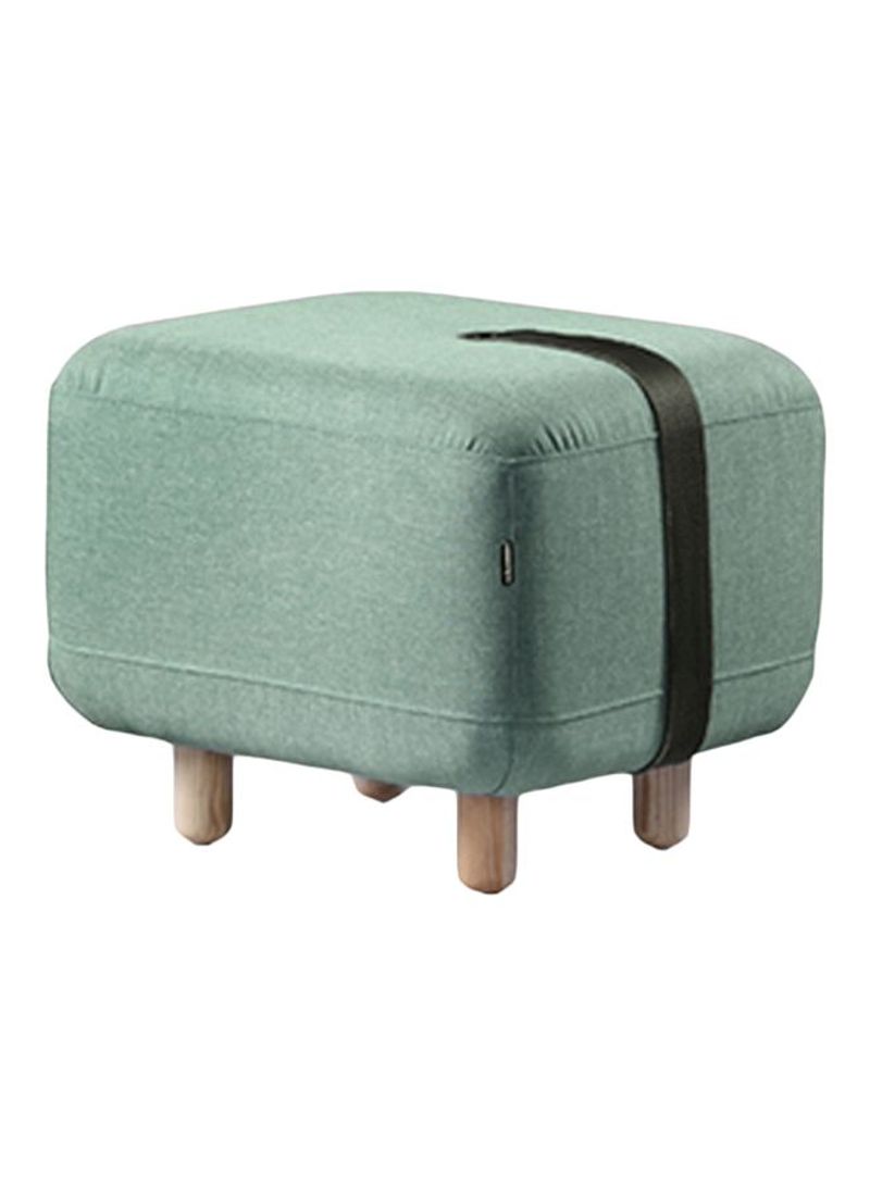 Sofa Stool With Padded Seat Green/Black/Beige 500x420x400millimeter
