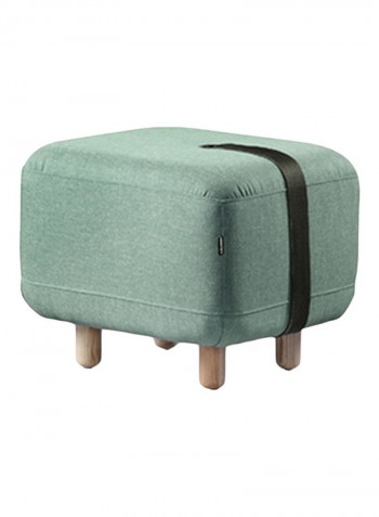 Sofa Stool With Padded Seat Green/Black/Beige 500x420x400millimeter