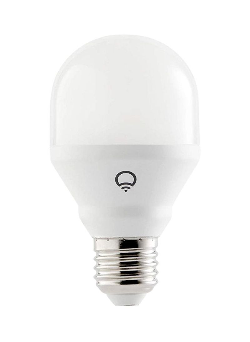 4-Piece Mini Wi-Fi Smart LED Light Bulb Set White/Silver 9watts