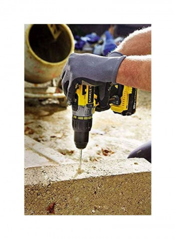 Li-ion Cordless Drill Driver Yellow/Black 22.5x8x22.5cm