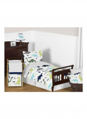 5-Piece Dinosaur Design Bedding Comforter Sheet Set