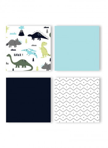 5-Piece Dinosaur Design Bedding Comforter Sheet Set