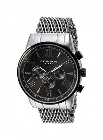 Men's Water Resistant Analog Watch AK919SSBK