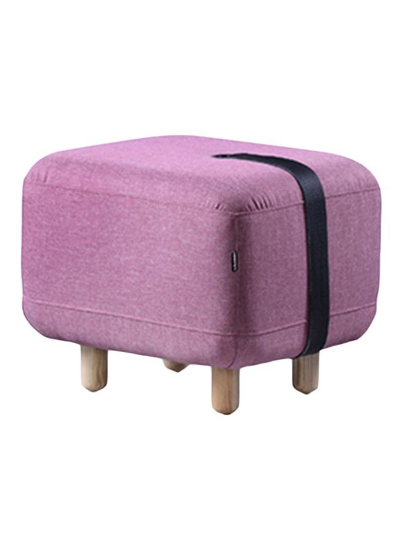 Sofa Stool With Padded Seat Pink/Black/Beige 500x420x400millimeter
