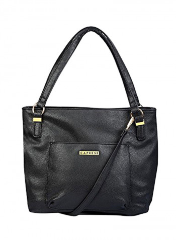 Polyester Blend Shoulder Bag Black