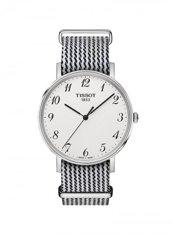 Men's Fabric Analog Wrist Watch T109.410.18.032.00