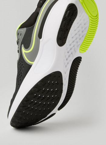 React Miler 2 Running Shoes Smoke Grey/Volt/Black