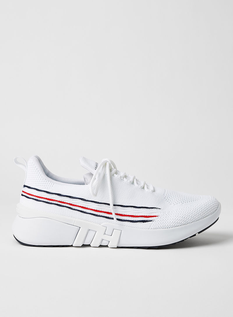 Knit Run Sneakers White