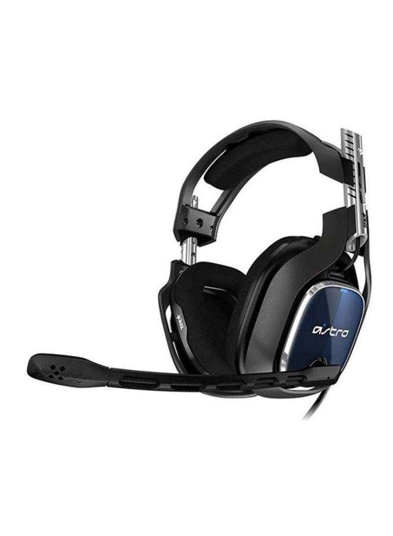 TR Over-Ear Wired Gaming Headphones Black/Blue/Silver