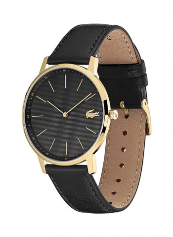 Men's Moon Leather Analog Wrist Watch 2011004