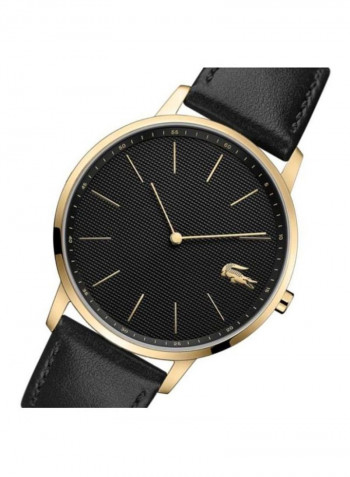 Men's Moon Leather Analog Wrist Watch 2011004