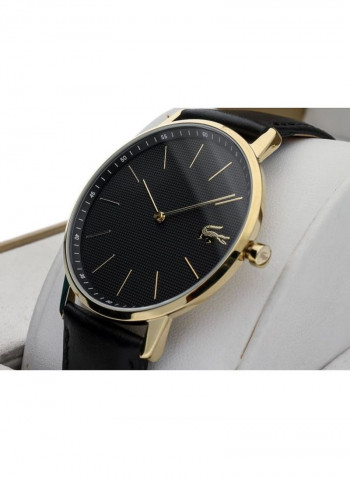 Men's Moon Leather Analog Wrist Watch 2011004
