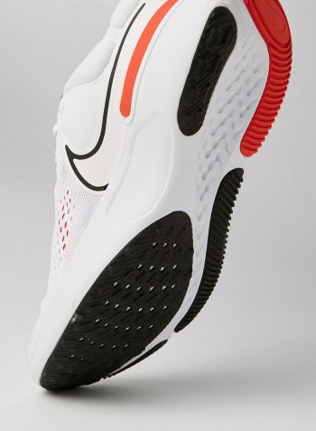 React Miler 2 Running Shoes WHITE/BLACK-CHILE RED-PLATINUM TINT