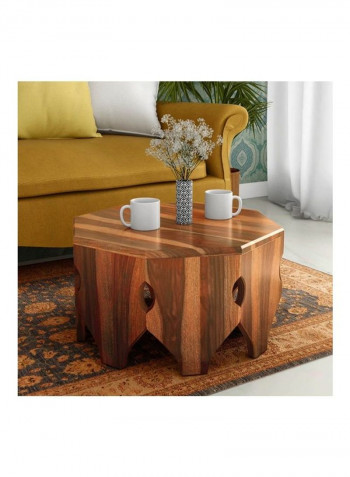 Kraft Coffee Table Brown 76x41x76cm