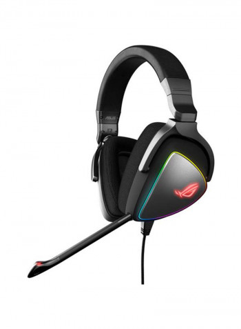 ROG Delta Over-Ear Gaming Headphone With Mic for PS5, PS4, XBOX and PC Black/Silver