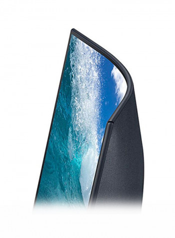 24Inch 1000R Bezel Less Monitor With Speaker 53.9x24.9x41.3cm Black