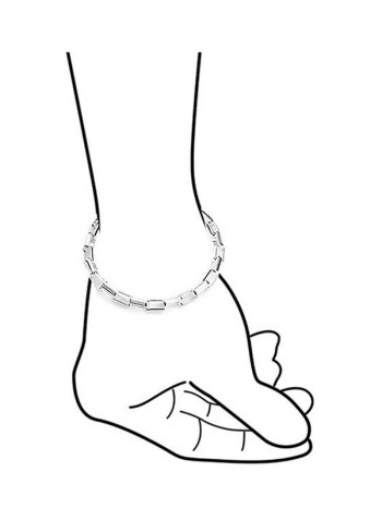 925 Sterling Silver Anchor Link Bracelet