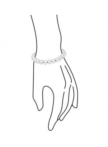 925 Sterling Silver Bead Ball Bracelet