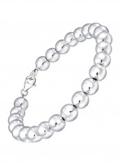 925 Sterling Silver Bead Ball Strand Bracelet