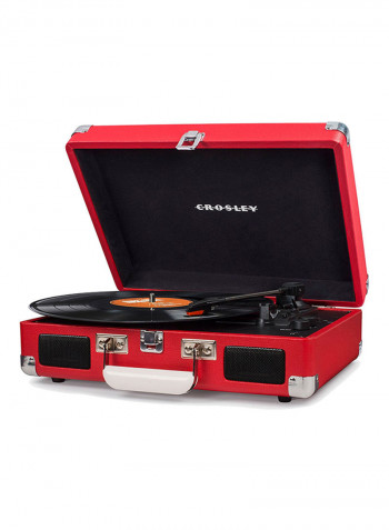Cruiser Deluxe Wireless Turntable 710244209403 Red