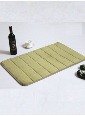 Solid Design Water Absorption Door Mat Beige 140x200centimeter