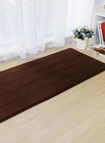 Solid Design Waterproof Rectangular Mat Multicolour 140x200centimeter