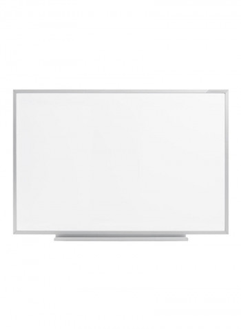 Aluminium Fremed Magnetic Whiteboard White