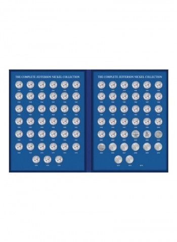 Complete Jefferson Nickel Year Collection 1938-2013 12X9X1inch
