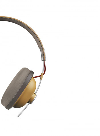 Wireless Retro Bluetooth Over-Ear Headphones Brown