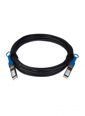 SFP+ To SFP+ Active Direct Attach Twinax Cable Silver/Black