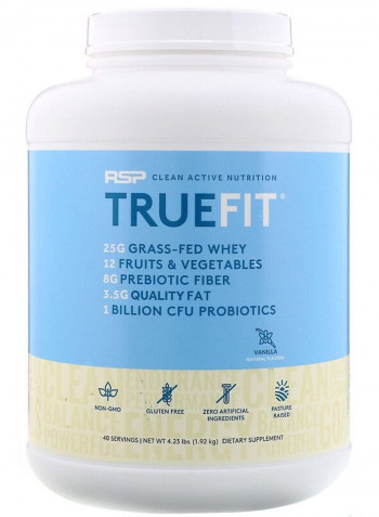 Vanilla True Fit Grass Fed Whey Protein Shake
