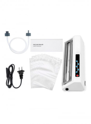 Portable Vacuum Sealer White 37x11x6centimeter