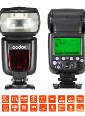 TT685S Speedlite TTL Master Slave GN60 2.4G Wireless Transmission HSS 1/8000S For Sony A77II A7RII A58 A99 ILCE6000L ILDC Camera Black