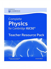 Complete Physics For Cambridge IGCSE: Teacher's Resource Pack Paperback
