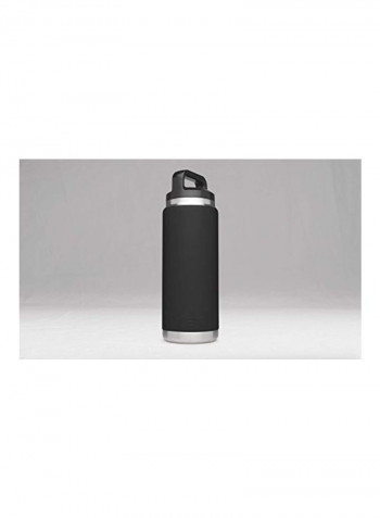 Vacuum Insulated Water Bottle Black/White 26ounce