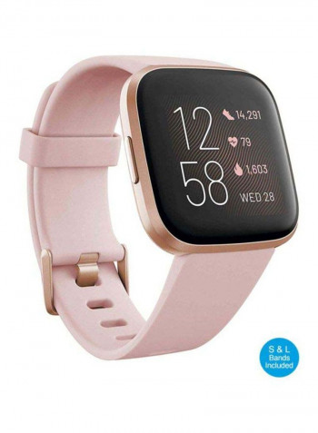 Versa 2 (NFC) Smartwatch Petal/Copper Rose Aluminum