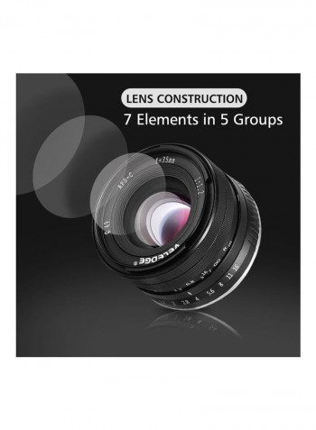 F/1.2 Super High Resolution Large Aperture Black/White