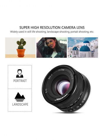 F/1.2 Super High Resolution Large Aperture Black/White