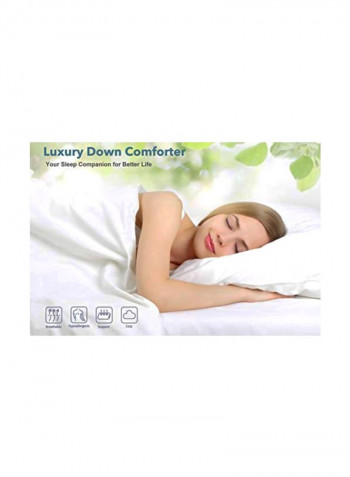 Cotton Down Comforter White King